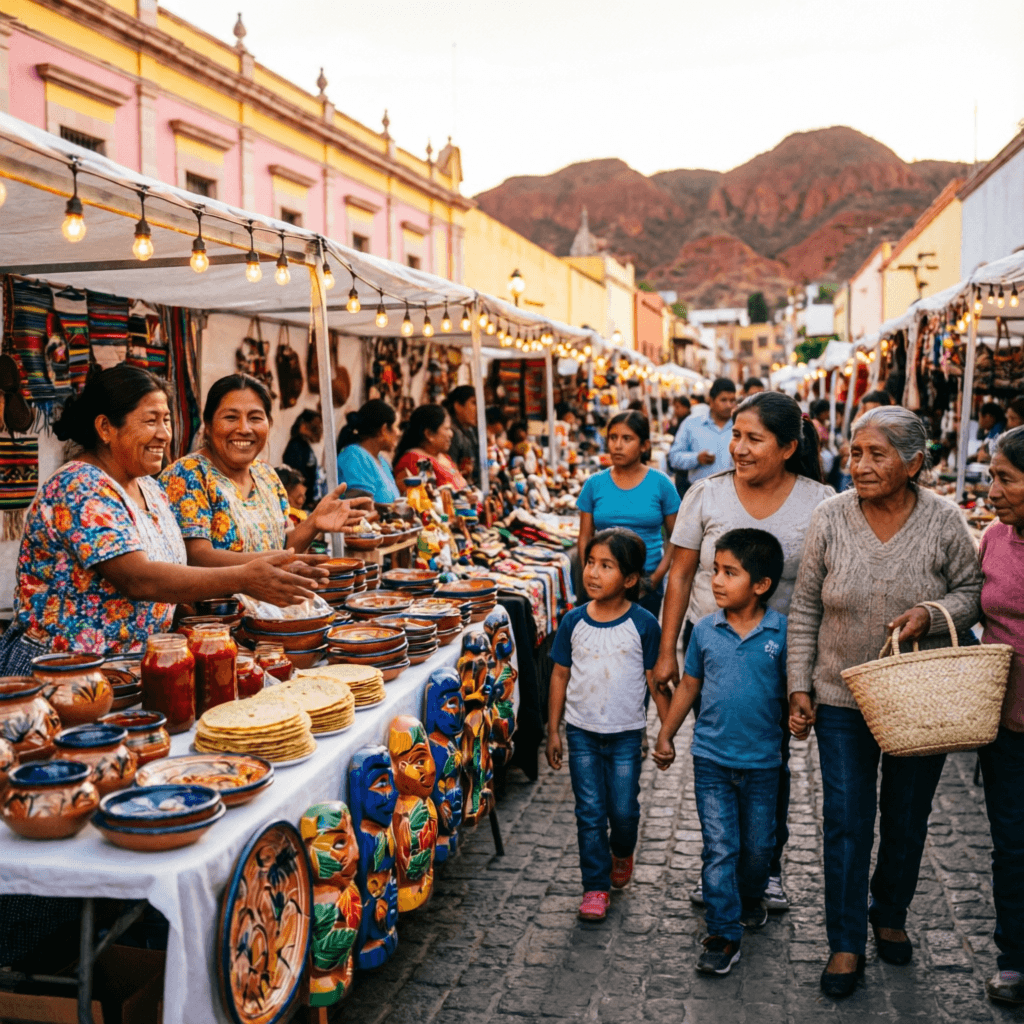 Feria de emprendimiento local en Zacatecas
